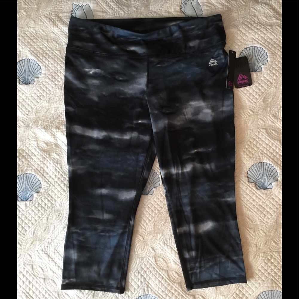 RBX ACTIVE PLUS SIZE 2X NWT CAPRI YOGA LEGGINGS